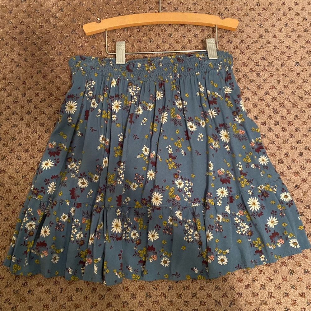 SO floral women or teens mini skirt